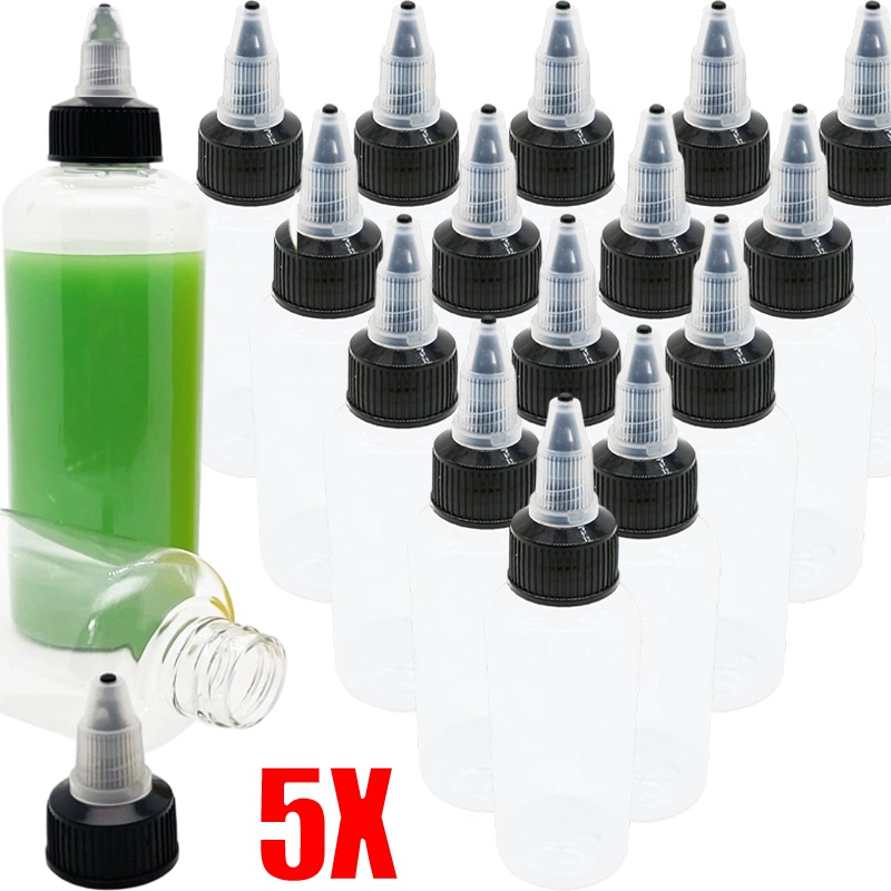 1/5pcs 30-250ml Clear Plastic  - Fountain Pen Bottled Ink 评论和价格