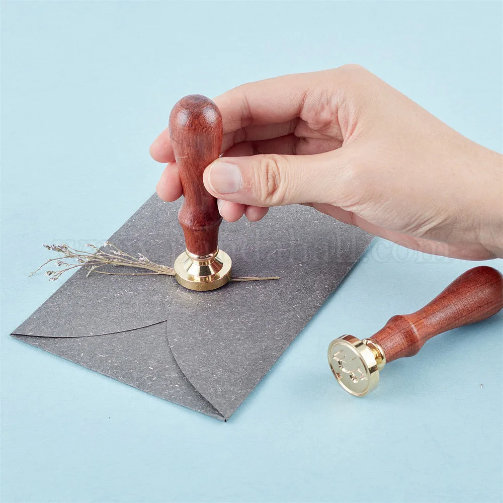 Wax Seal Stamp Set with Wax Pe - Wax Seal Stamp Set 评论和价格
