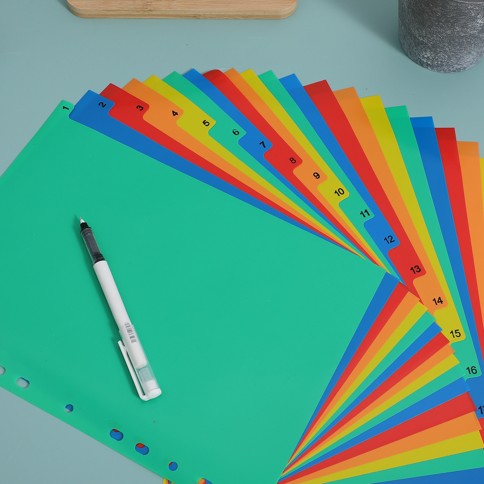 20 Pages A4 Colorful Plastic T - Tab Divider A4 评论和价格
