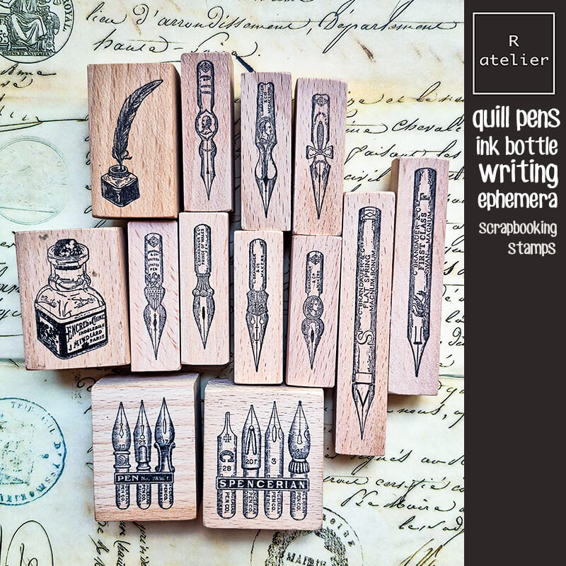 Scrapbooking Stamp Fountain Pe - Fountain Pen Bottled Ink 评论和价格