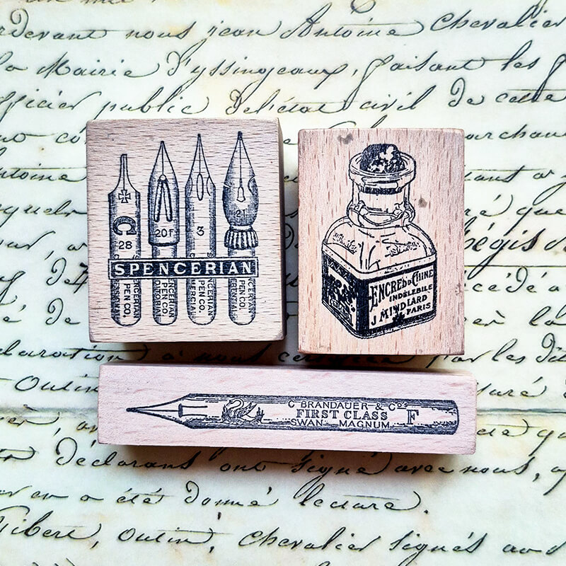 Scrapbooking Stamp Fountain Pe - Fountain Pen Bottled Ink 评论和价格